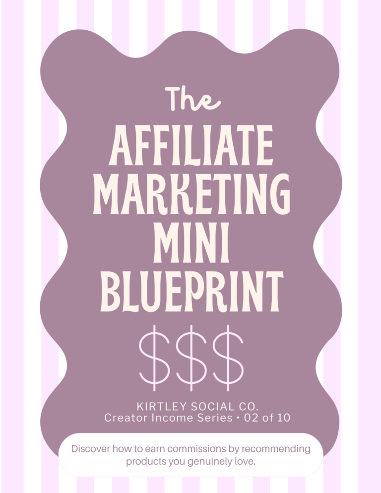Affiliate Marketing Mini Blueprint