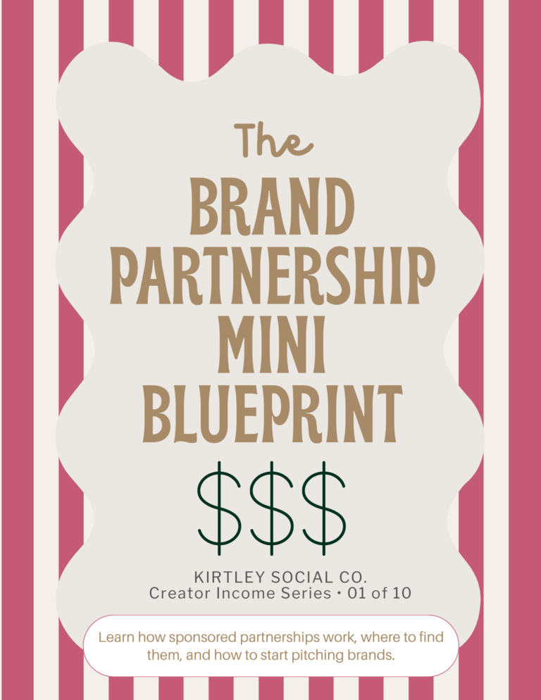 Brand Partnership Mini Blueprint
